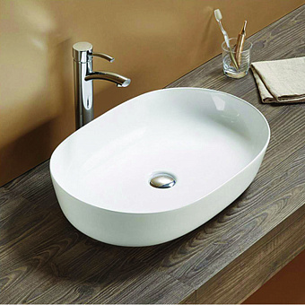 Раковина накладная Azario Pate AZ-2143P SP 60х42см