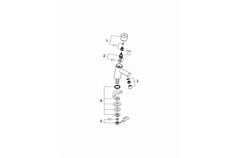 Смеситель для раковины GROHE Concetto New 32207001 хром