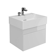 Тумба под раковину подвесная KERAMA MARAZZI Logica LO.60.2.WHT с подсветкой 46х60,5х40,3см