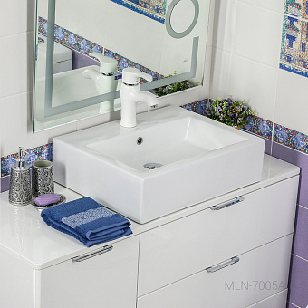 Раковина накладная MELANA 7005A-805 57х46см