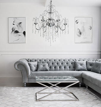 Люстра подвесная Chiaro Диана 340011606 240Вт 6 лампочек E14