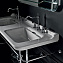 Раковина двойная Kerasan Waldorf 4143K1bi/cr*3 100х55см