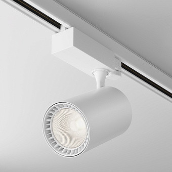 Трековый светильник Maytoni Vuoro TR029-3-20W4K-M-W 20Вт LED белый для трёхфазного трека