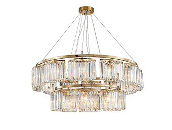 Светильник подвесной Newport 4350 4358+12/S gold 60Вт E14