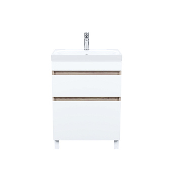 Тумба с раковиной IDDIS Zodiac ZOD6ABFi95K 37х59,2х87см