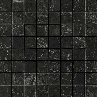 Керамическая мозаика Atlas Concord Италия Marvel Pro ADQN Noir St.Laurent Mosaico Matt 30х30см 0,9кв.м.