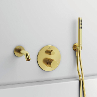 Шланговое подключение IDEAL STANDARD BC807A2 Brushed Gold