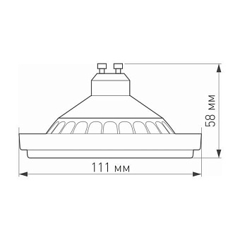 Светодиодная лампа Arlight 026890 GU10 12Вт 3000К