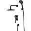 Душевая система LEMARK Bronx LM3729BL чёрный