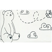 Коврик для ванной FIXSEN Teddy FX-6001T 50х80см белый