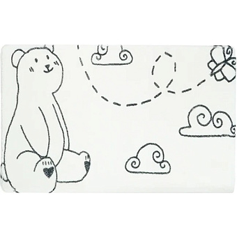 Коврик для ванной FIXSEN Teddy FX-6001T 50х80см белый