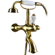 Смеситель для ванны Boheme Crystal 303-CRST бронза