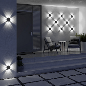 Светильник архитектурный Elektrostandard Twinky a051823 1631 8Вт IP54 LED чёрный