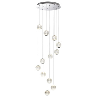 Люстра каскадная Odeon CRYSTAL 5007/56L 56Вт 1 лампочек LED