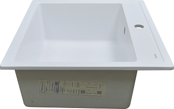 Мойка кухонная Azario Litos CS00078322 57х50,5см белый