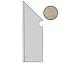 Плинтус Atlas Concord Италия Mark AM1Y Clay Battiscopa Sagomato SX 30х7,2см 0,259кв.м.