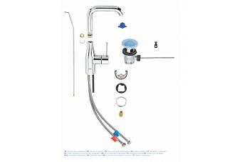 Смеситель для раковины GROHE Essence New 32628001 хром
