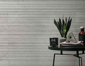 Настенная плитка Atlas Concord Италия Klif 8KRW 3D Row White 80х40см 1,28кв.м. матовая