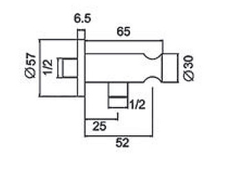 Шланговое подключение с держателем ESKO SH805