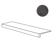 Плитка для ступеней ABK Ghost PF60004790 Gradino Top Taupe Ret 120х32см 0,384кв.м. матовая