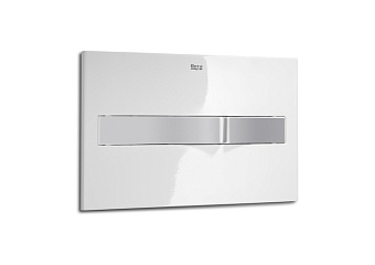 Панель смыва ROCA Duplo 7.8900.9.600.5 белый/хром