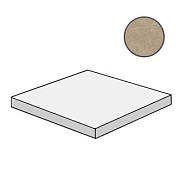 Плитка для ступеней Atlas Concord Италия Marvel Edge AFCW Elegant Sable Scalino Angolare 33х33см 0,109кв.м. матовая