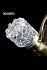 Смеситель для биде Boheme Crystal 296-CRST золотой