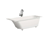 Ванна каменная SALINI ORLANDA 102116MRH 170х80см встраиваемая