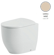 Унитаз приставной ArtCeram Monet MNV002 59 00 безободковый