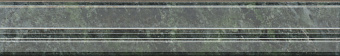 Бордюр KERAMA MARAZZI Серенада BLC032R зелёный глянцевый обрезной 30х5см 0,195кв.м.