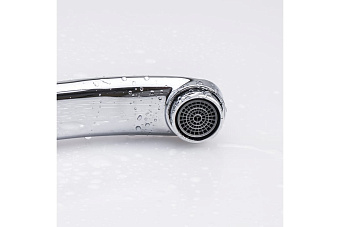 Смеситель для кухни Maxonor MN4921 поворотный излив хром