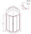 Угловое ограждение AM-PM X-Joy W88E-205-080MT 195х80см стекло серый