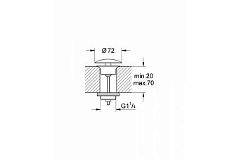 Донный клапан GROHE 65808000