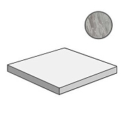 Плитка для ступеней Atlas Concord Италия MARVEL STONE ATEG Bardiglio Grey Scalino Ang. Dx 33х33см 0,109кв.м. матовая
