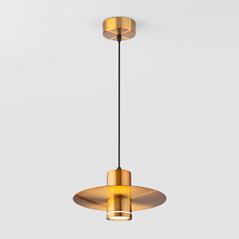 Светильник подвесной Eurosvet Disсо 50155/1 LED бронза 9Вт LED