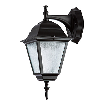 Светильник фасадный Arte Lamp BREMEN A1012AL-1BK 60Вт IP44 E27 чёрный