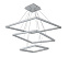 Люстра подвесная KINK Light Альтис 08201,01(4000K) 110Вт 3 лампочек LED