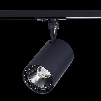 Трековый светильник ST Luce CAMI ST351.436.15.36 15Вт LED матовый чёрный для однофазного трека
