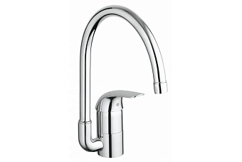 Смеситель для кухни GROHE Euroeco 32752000 высокий излив хром