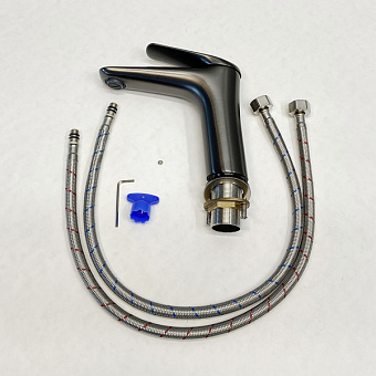 Смеситель для раковины Comforty FC074A-CGT графит