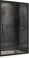 Душевая дверь Abber Schwarzer Diamant AG30130BH 195х130см стекло прозрачное