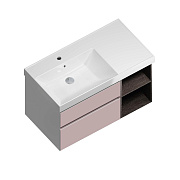 Тумба под раковину подвесная KERAMA MARAZZI CUBO CU.90Lh\MAL 47х87,8х47,5см