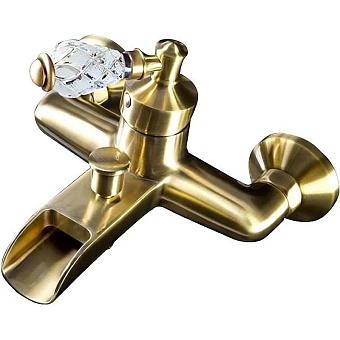 Смеситель для ванны Boheme Vogue Crystal 203-CRST бронза