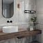 Бордюр KERAMA MARAZZI Белем SPA047R серый светлый глянцевый обрезной 2,5х30см 0,007кв.м.