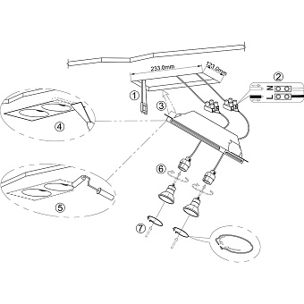 Светильник точечный встраиваемый Maytoni Gyps Modern DL002-1-02-W 35Вт GU10