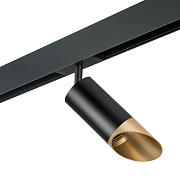 Трековый светильник Lightstar Rullo PRO437140 50Вт GU10 золотой для однофазного трека