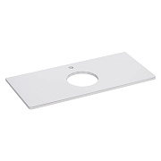 Столешница LEMARK Olivia LM08OL100S Стекло 46,4х96,2см белый