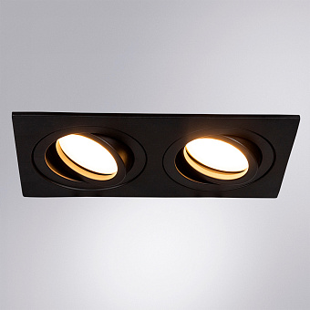 Светильник точечный встраиваемый Arte Lamp TARF A2168PL-2BK 50Вт GU10