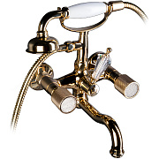 Смеситель для ванны Boheme Royal Cristal 293-Royal/CRST золотой