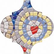 Декор KERAMA MARAZZI Арабески Майолика OP\A170\65000 Гауди 6,5х6,5см 0,11кв.м.
